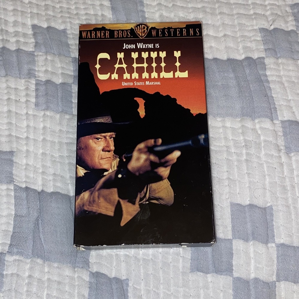 John Wayne Is Cahill United States Marshall (1973) VHS
